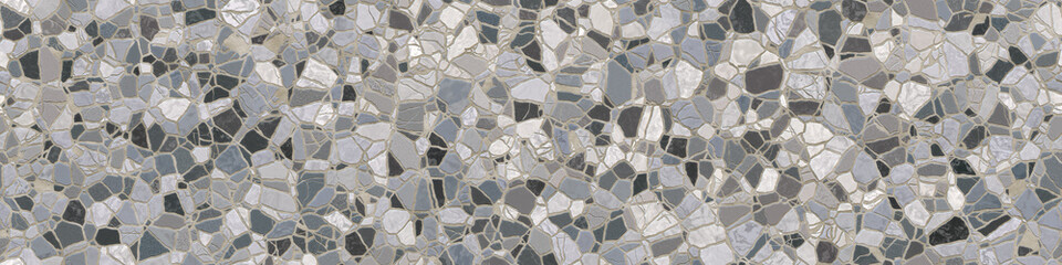 broken mosaic tiles texture background - obrazy, fototapety, plakaty