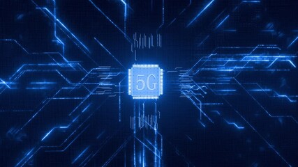 5g artificial intelligence big data chip CPU motherboard circuit - Powered by Adobe