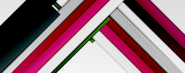 Color abstract lines trendy geometric background for business or technology presentation, internet poster or web brochure cover, wallpaper