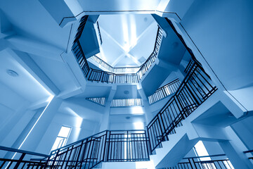 Circular staircase with a sense of Technology