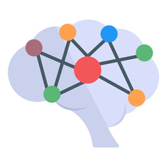 
Trendy unique icon of artificial brain, editable vector 

