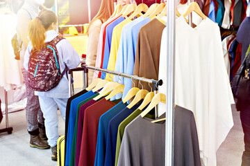 Clothing store with women