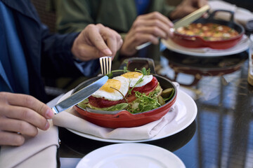 Nothing like fresh fried eggs to satisfy a hunger