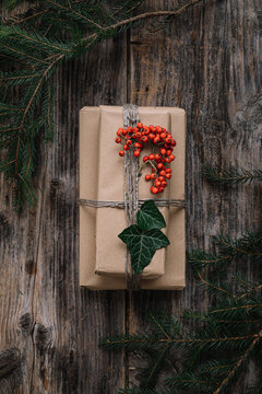 Rustic Christmas Gifts Wrapping