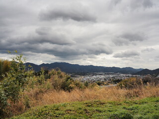 山と空