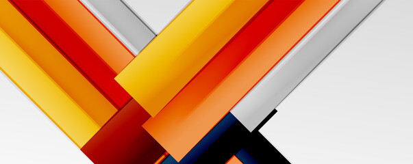 Color abstract lines trendy geometric background for business or technology presentation, internet poster or web brochure cover, wallpaper