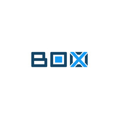 Box lettering, creative logo design.