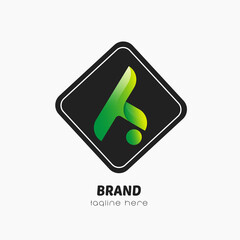 H letter logo design. Minimalist, creative and modern style. suitable for a brand name