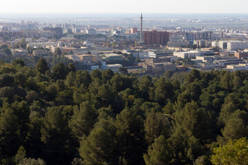 General view of the city of Barcelona and surrounding area
