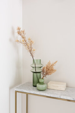 Dried flower arrangement