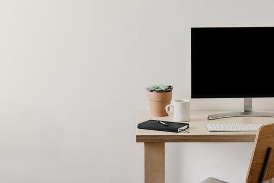 Minimal Work From Home Desk