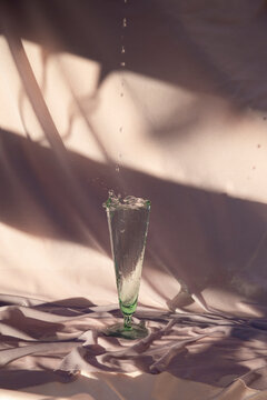 Still life image / Glass full of water