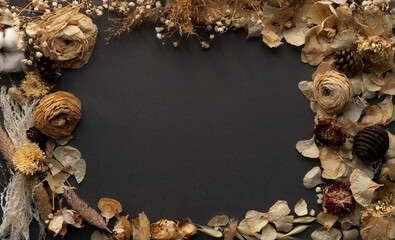 Dry organic frame
