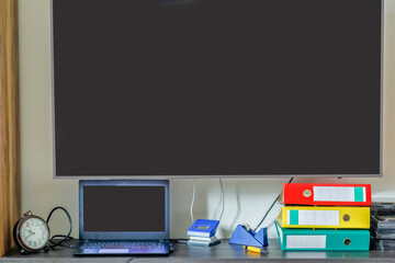 Heim-Büro in der Wohnung