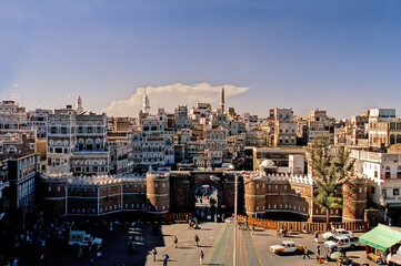 Fototapeta na wymiar Sanaa Old South Arabian