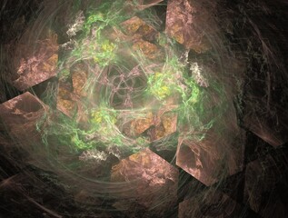 Imaginatory fractal background generated Image