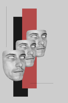 Poster in Dadaism style