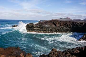 181130 Лансероте Испания Los Hervideros Lanzarote Spain