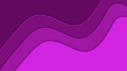 Beautiful purple wavy background is made in layer style.