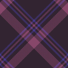Purple pink pattern. Herringbone check plaid graphic abstract tartan for skirt, jacket, other modern autumn winter everyday casual fashion fabric design. Diagonal texture.