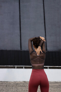 Woman Exercising Outside