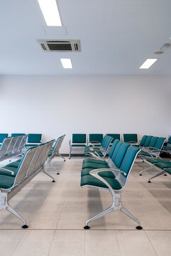Empty seats and waiting area, Maldives.