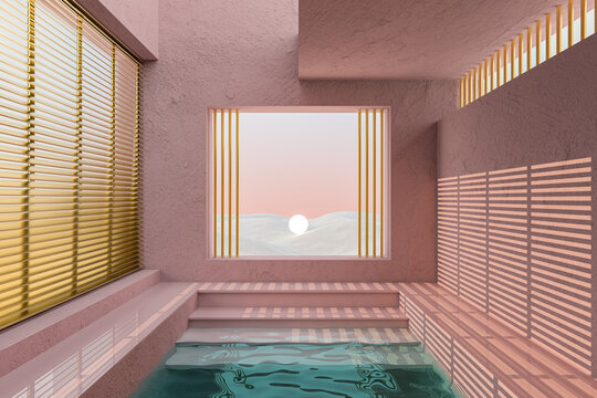 Illustration of a Surreal Space.