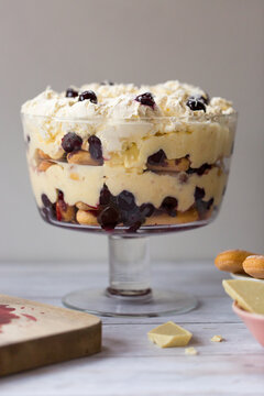 Black cherry trifle