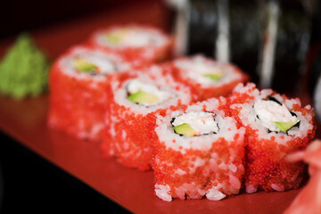 Japanese food. Sushi.