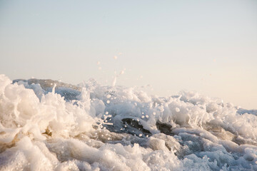 close up of ocean wave