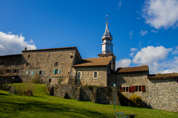Fototapeta na wymiar Eglise d'Yvoire, Haute-Savoie, France