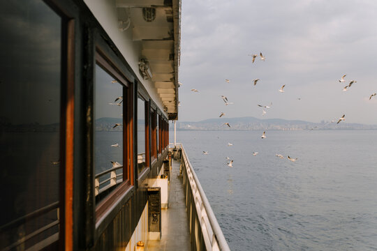 View of the ship's deck
