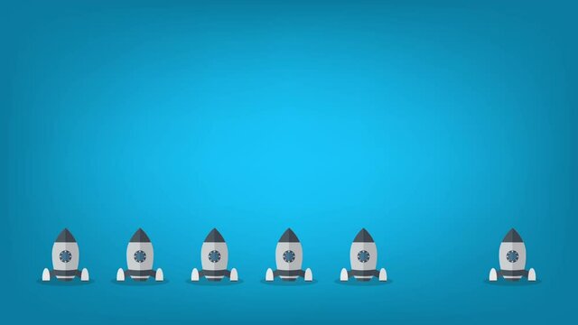 Think differently - Being different, taking risky, move for success in life -The graphic of rocket also represents the concept of courage, enterprise, confidence, belief, fearless, daring.