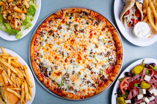 assortment of food