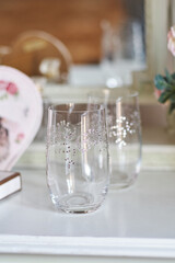 table set for a party