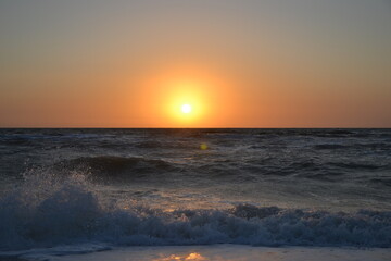 Obraz premium sunset on the beach