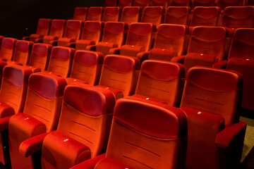 Red theater seats 5