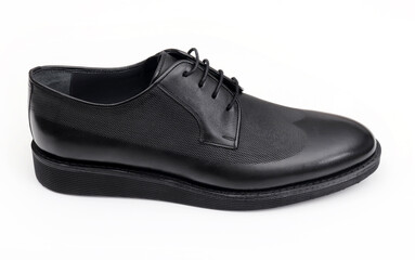 Elegant  handmade leather black shoes