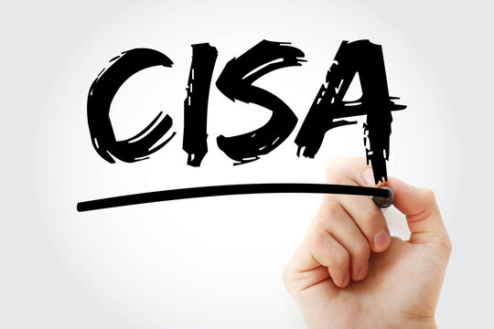 CISA - Certified Information Systems Auditor acronym with marker, business concept background