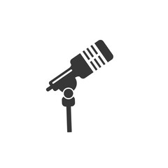 Microphone voice vector icon isolated on transparent background, Microphone voice logo concept