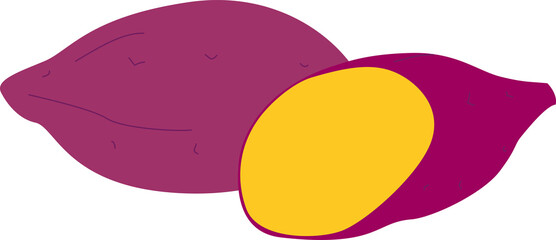 さつまいものイラスト