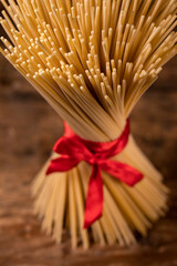 Match with spaghetti italian pasta