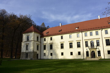 Fototapeta na wymiar Castle, Sucha Beskidzka, Malopolska, Poland