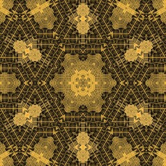 Mystical pattern design for the background. 3d illustration art for website, user interface theme, cover photo, interior decoration idea, wallpaper for wall mural, embroidery and batik concept