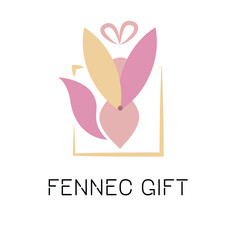 Icon logo fox Fennec graphics