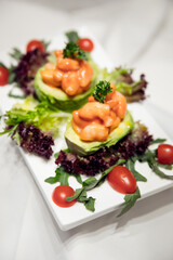 fish with vegetables