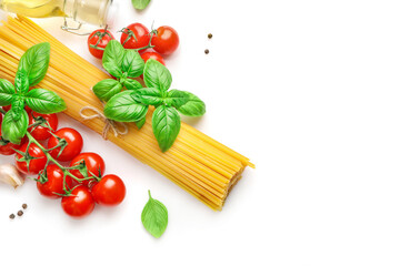 Food ingredients for italian pasta