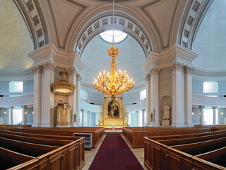 Interior of Helsinki Cathedral, Finland