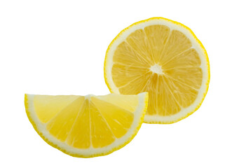 Lemon isolated on white background with clipping path