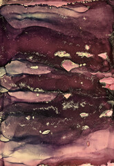 Alcohol ink art.Mixing liquid paints. Modern, abstract colorful background, wallpaper. Marble texture.Translucent colors